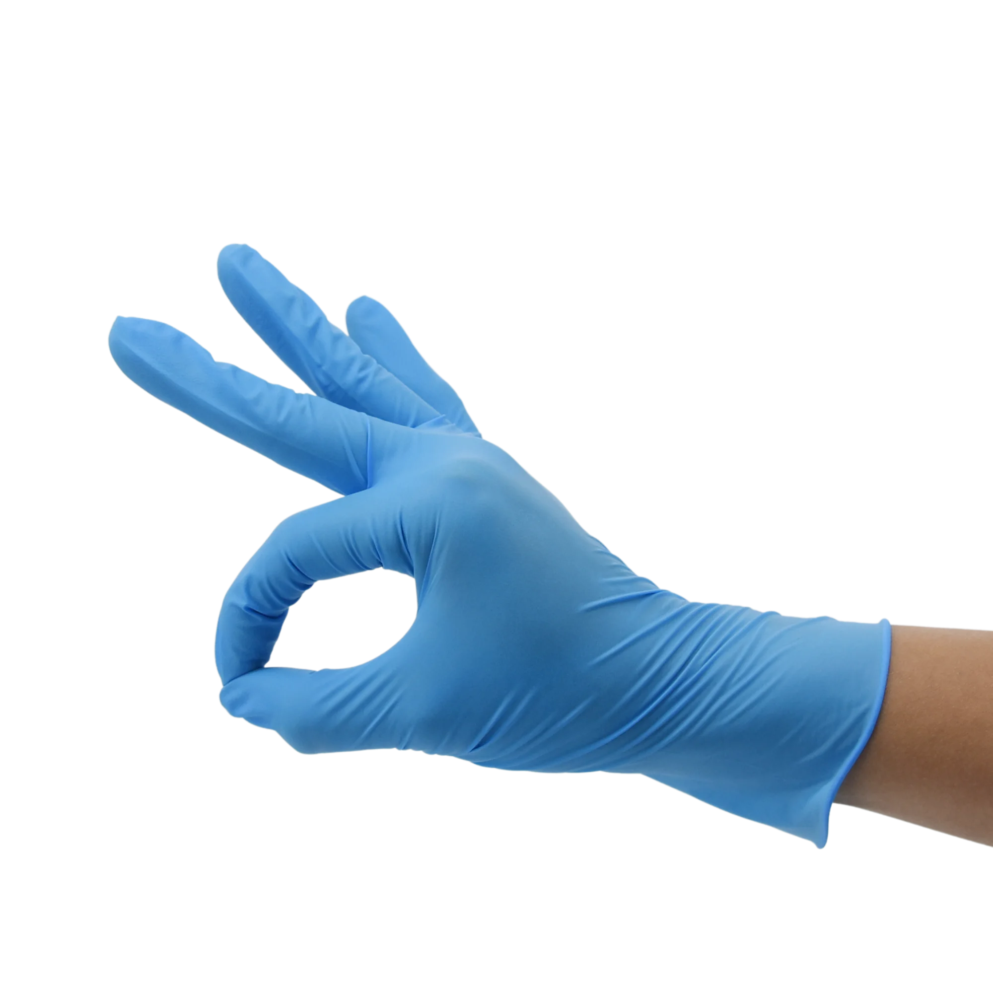 
100 Pcs Boxes Black Nitrile Hybrid Tpe Gloves Disposable Examination Glove 