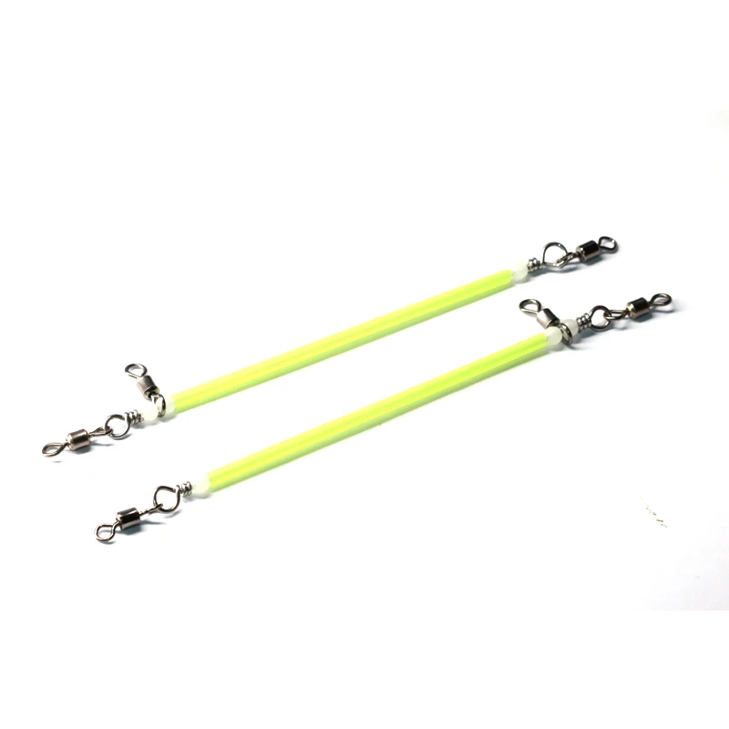 Luminous Stainless Steel Fishing Balance Rolling Swivel Rotary Sea Fishing Anti Tangle Salmon Fishing Tackle Connector