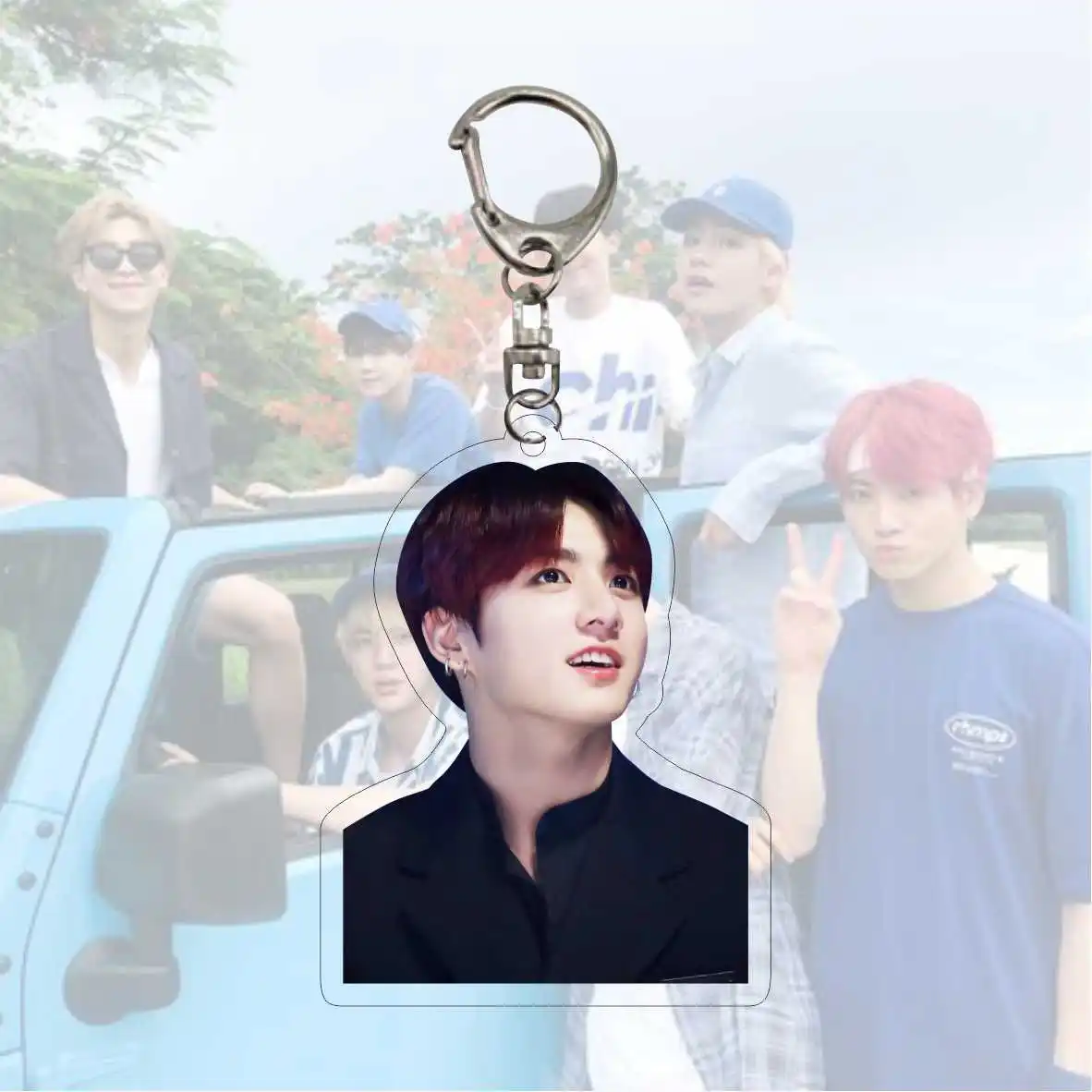 2021 южнокорейская поп-культура Bt s комбинированный товар двойная реальность прозрачные акриловые подвески b ts брелок