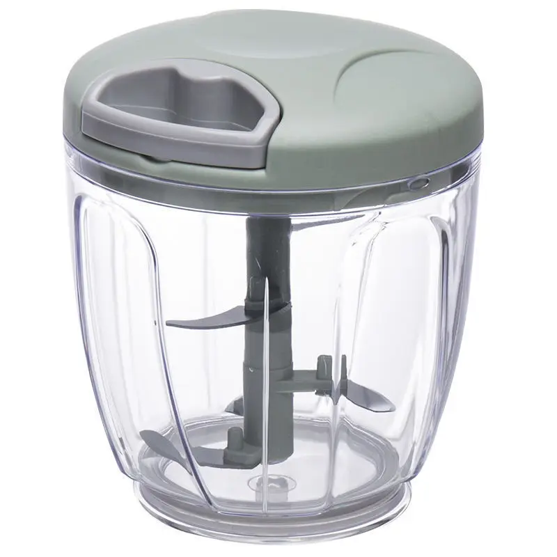Wholesale Kitchen Gadget Vegetable Chopper Machine Garlic Crusher with Stainless Steel Blade for Vegetable Preparation