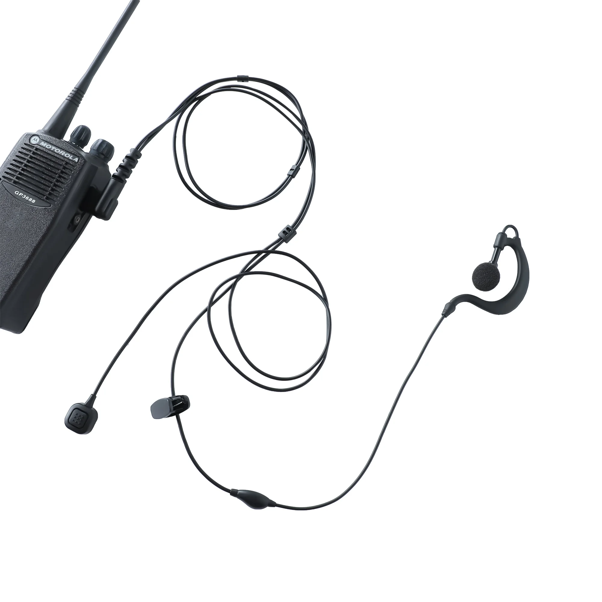 Walkie Talkie Earphone with Mic PTT  Headset EarHook Two Way Radio Professional Accessories Push To Talk Security Guard Earpiece