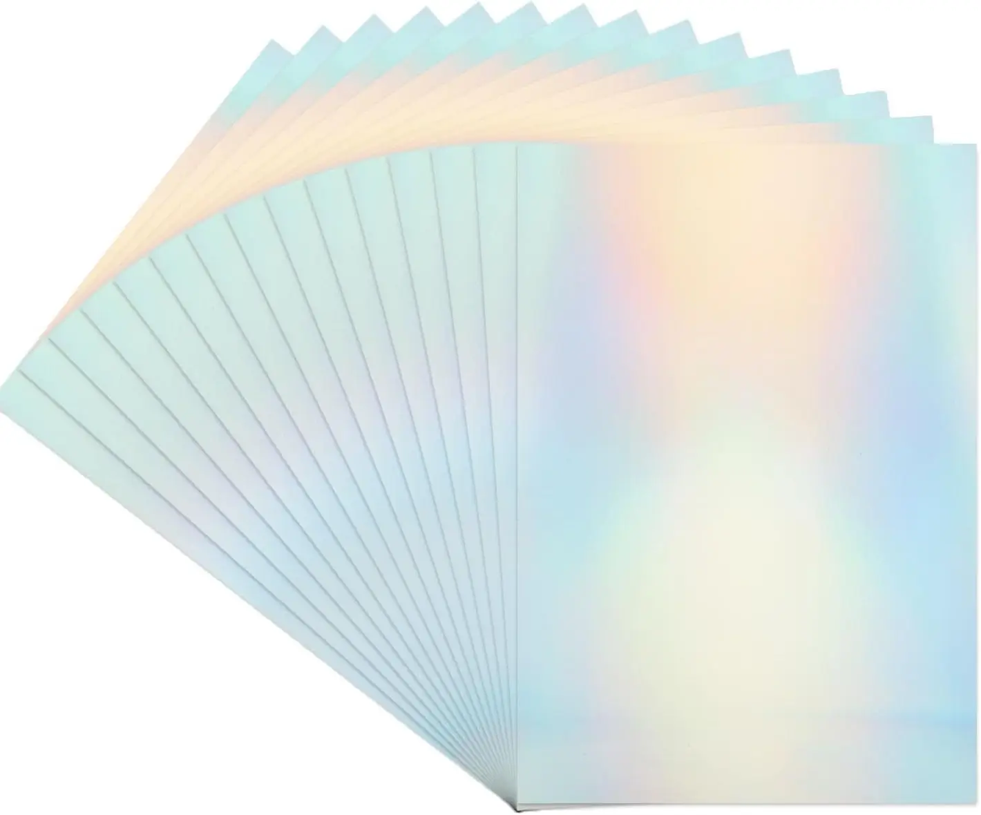 Holographic ID Visa Sheets Film State fl Hologram Overlay for PVC Cards Making.