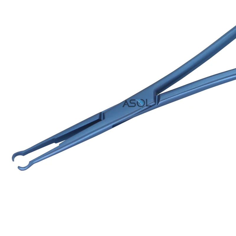 Titanium no scalpel vasectomy ring clamp head with ring for urology surgical instruments