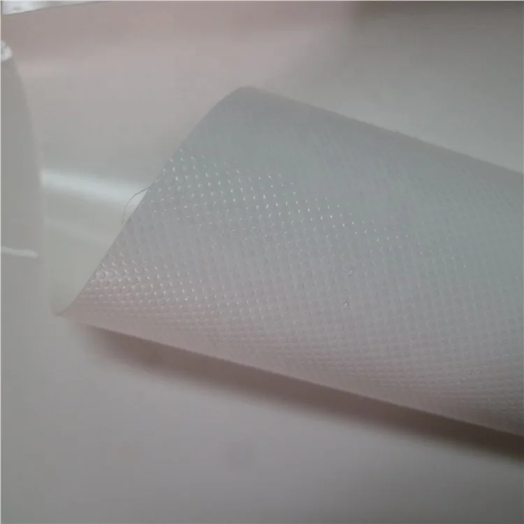 100% Polyester PVC Membrane Structure Fabric Coated Panama Tarpaulin Woven Dyed Plain Pattern