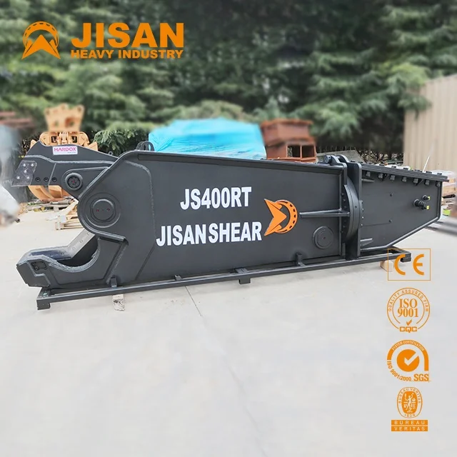 Excavator Dismantling Pliers Hydraulic Shears For Steel Structure Demolition