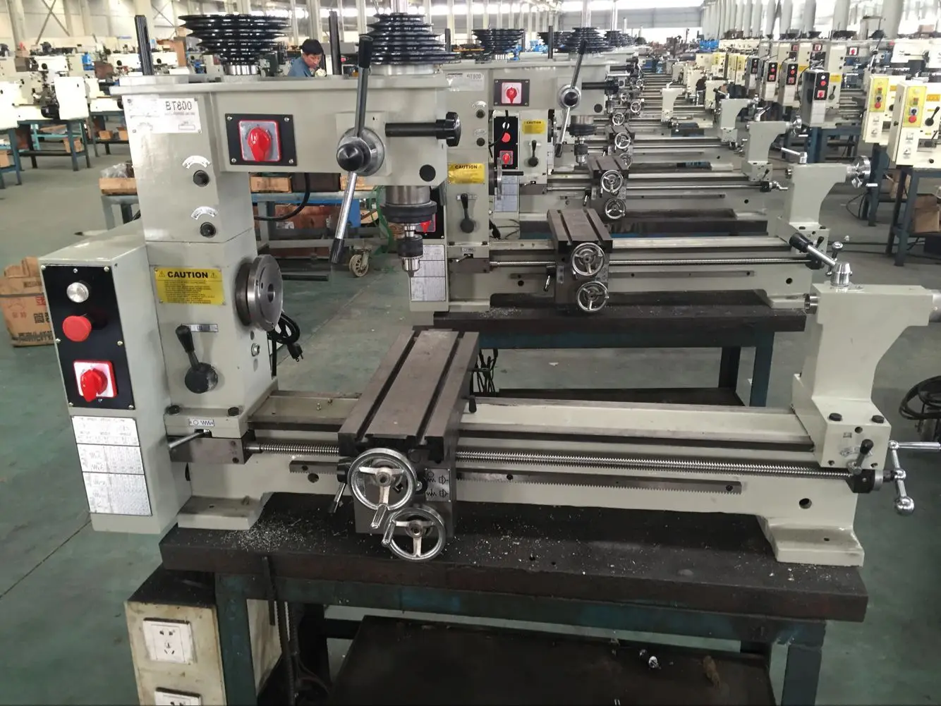 3 In 1 Mill Drill Combo HQ800 cnc milling machine combo lathe  car rim making machine