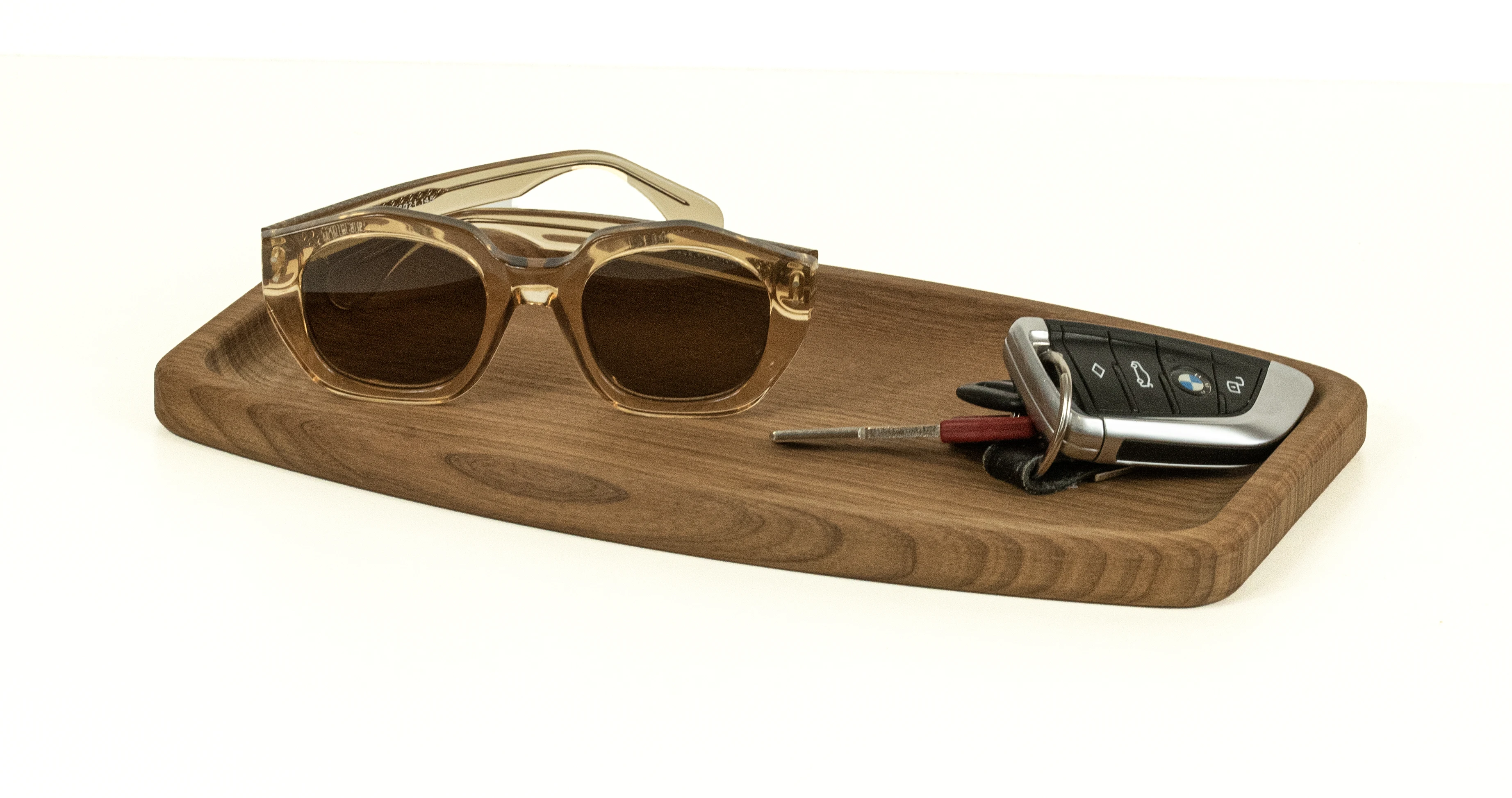 Carefully Designed Italian Modern Customizable Certified Wooden Small Oval Decorative Tray Heat-treated Home Decoration