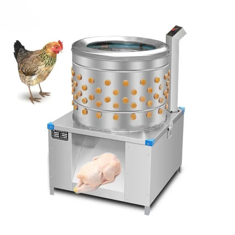 Chicken plucking machine automatic release hand
