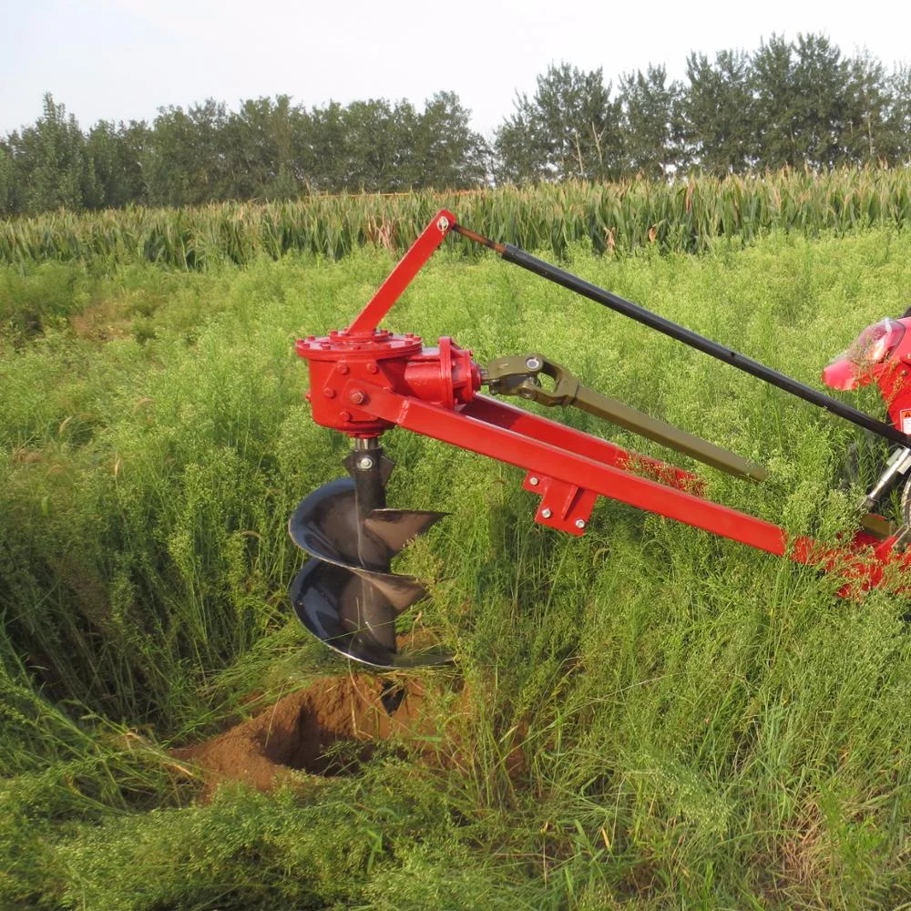 Luke IWX-30/40/50/60 3 point hydraulic agriculture auto auger tractor mounted post hole digger  for tree planting