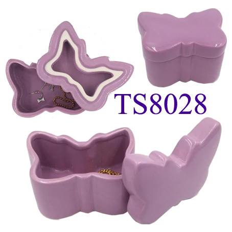 
Wedding Decorative Porcelain Trinket Box Ceramic Jewelry Storage Box 