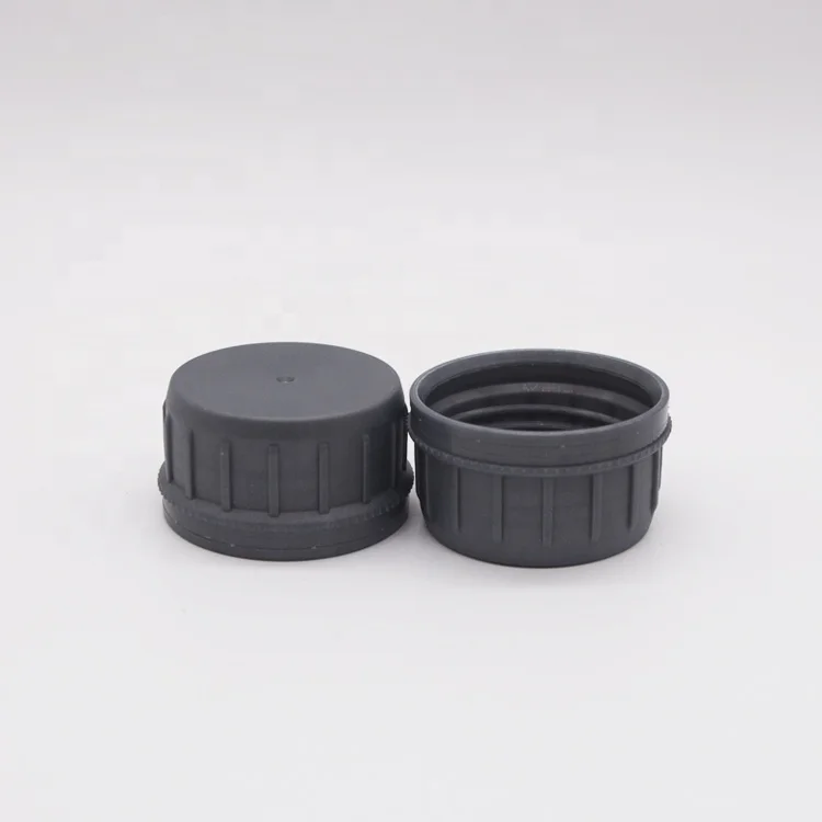5L plastic black jerry can screw lids caps