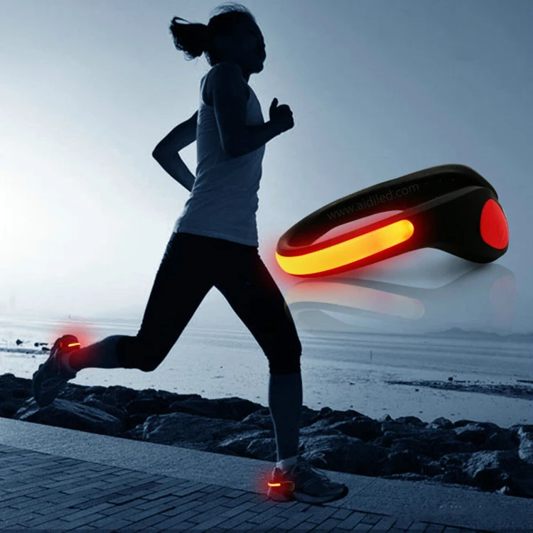 Super Bright Outdoor Night Lighting Flashing Safety Running Shoes Clip Lamp Led Shoe Light