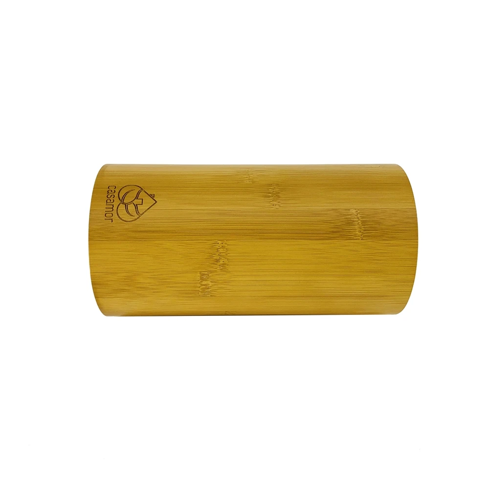 
custom natural round bamboo tube container bamboo round cylinder 