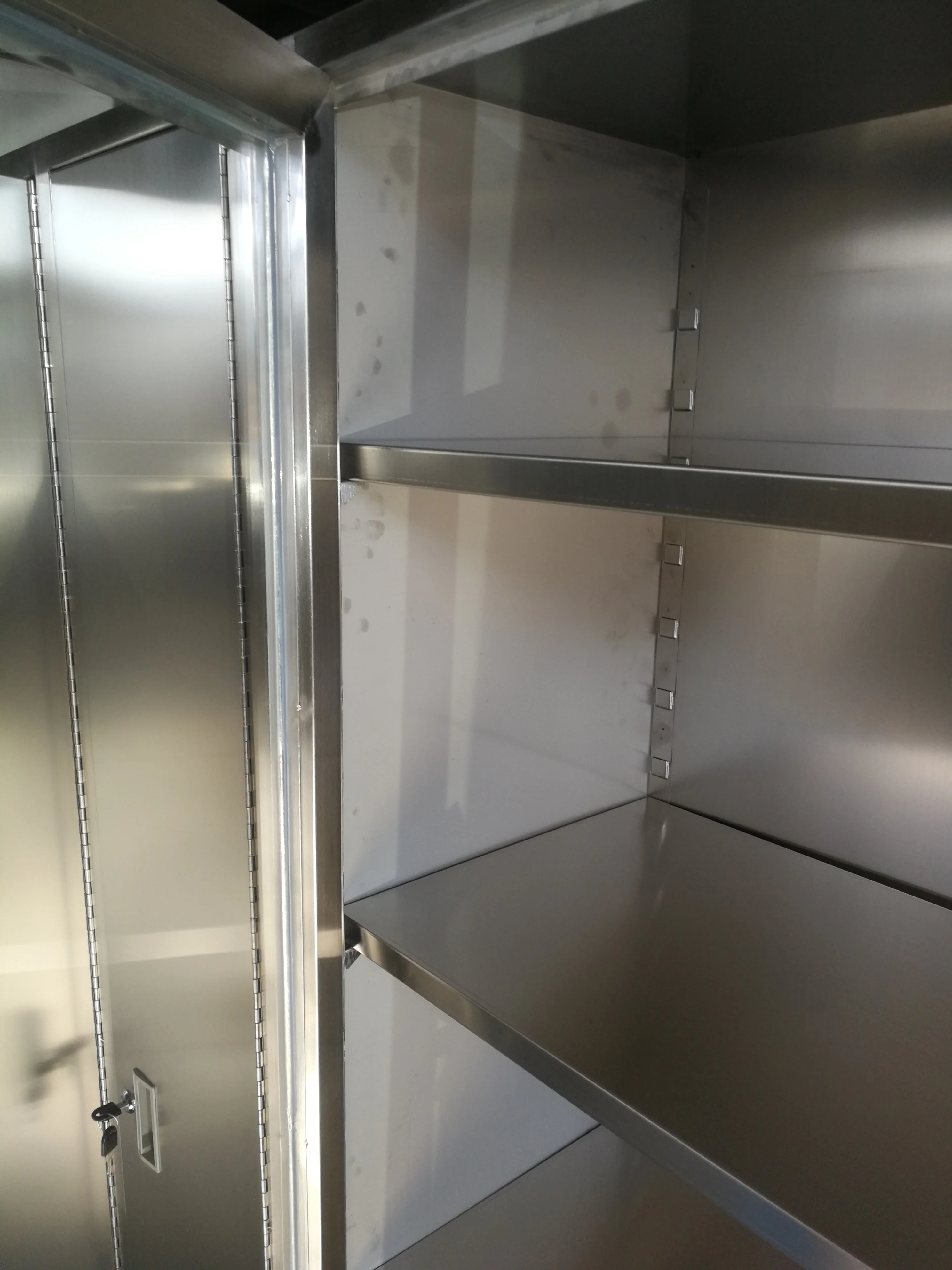 BT-AP001 Hospital Stainless steel instrument cabinet medicine cupboard medical cabinet with 4 shelves glass doors  price