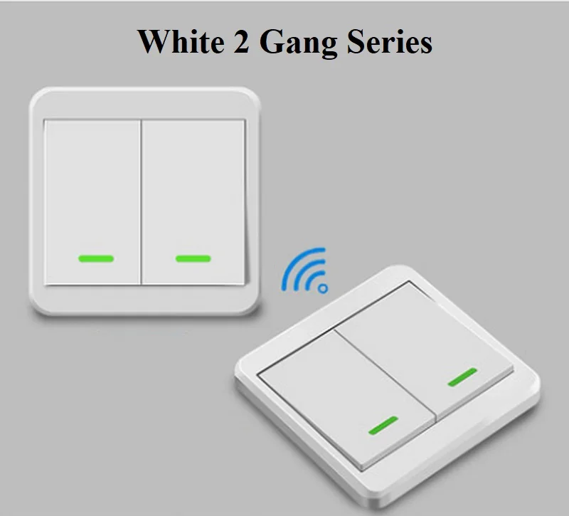 Bedside Wall Switch 1/2/3 Gang No Wiring Wall Switch Large panel without bezels Wifi Smart Switch
