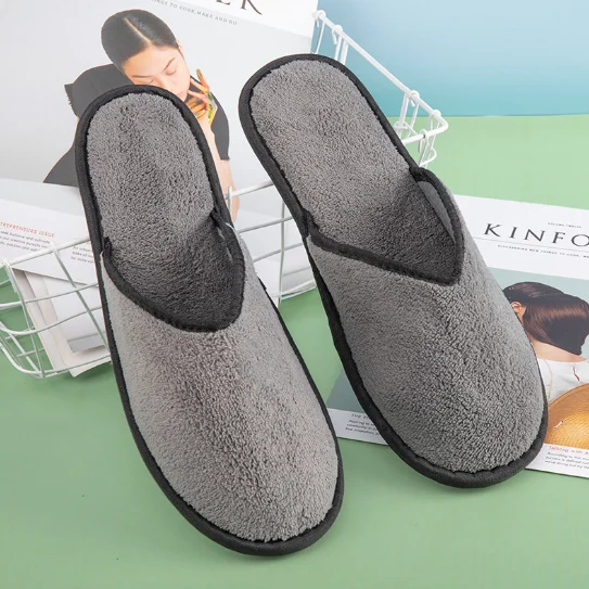 Best price soft comfortable hotel slippers disposable slippers for hotels spa travel