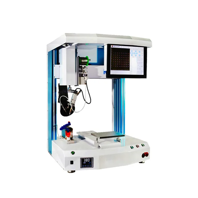 China Factory 5-axis soldering Robot with flowing line customize two heads three