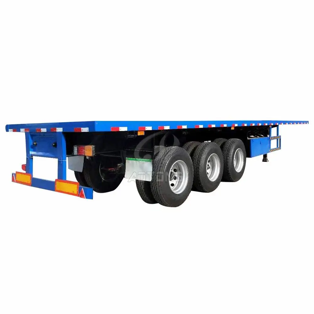 new and used flat bed semi trailer flatbed platform container carrier truck trailers