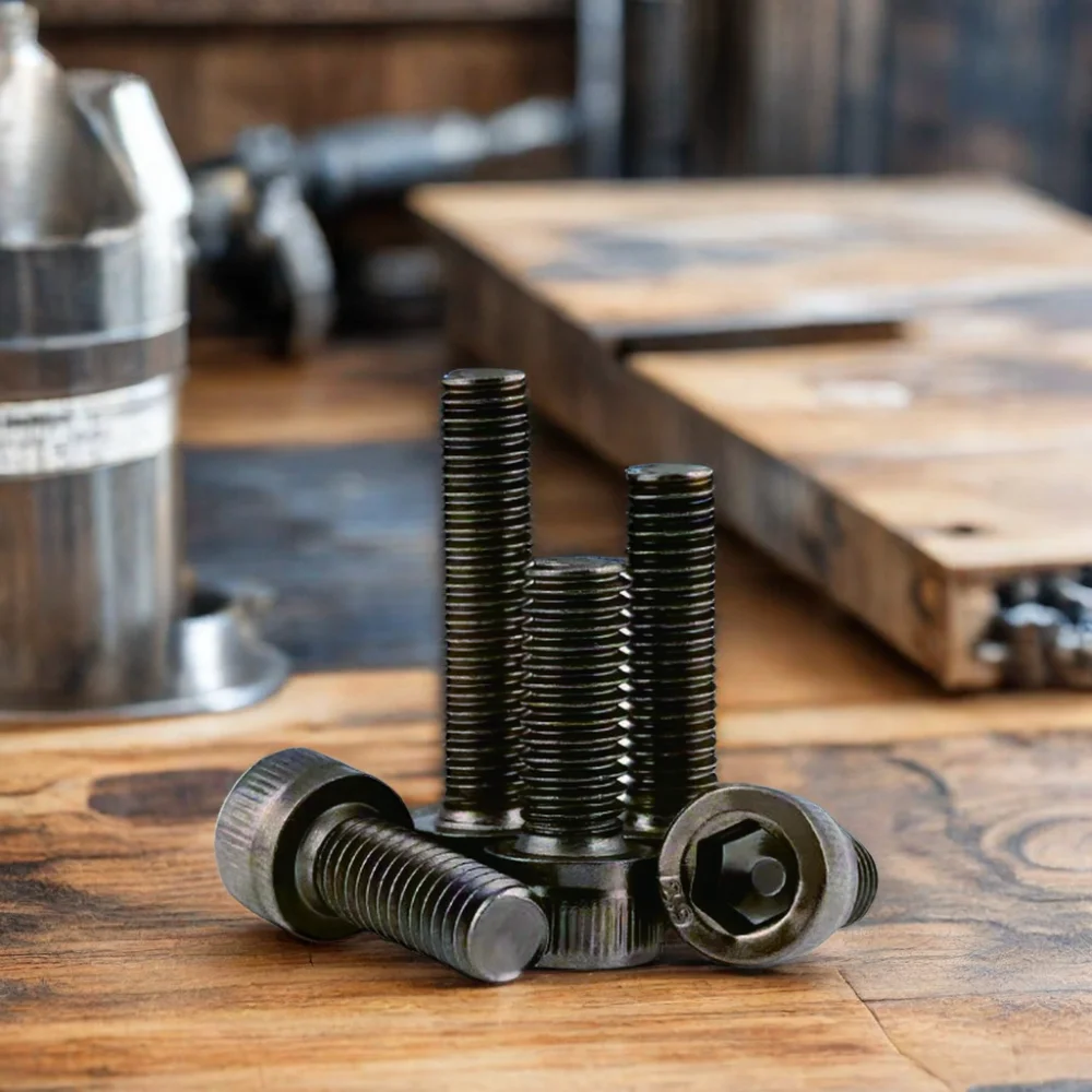 DIN 912 ISO 4762 Standard Zinc Plated Hexagon Socket Head Screws Stainless Steel M3 M8 Threads Inch/Metric GB Measurement System