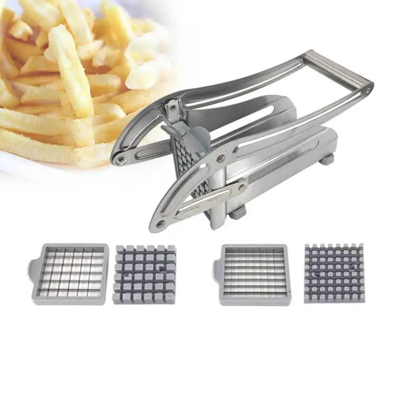 Hot Sale French Fries Slicer Potato Chips Maker Stainless Steel Manual Potato Cutter