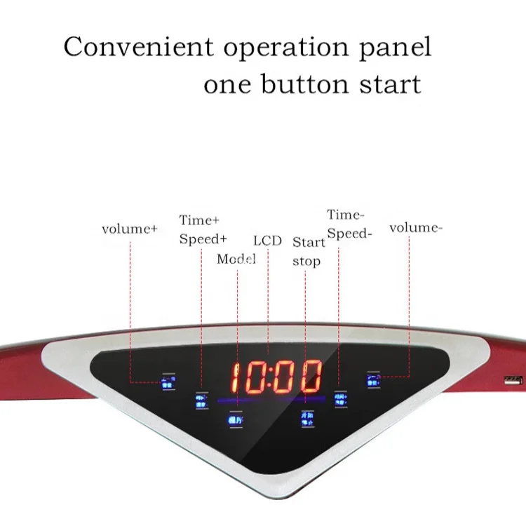 Портативный тонкий Вибрационный тренажер, тренажер для фиксации всего тела, тренажер для похудения, тренажер для тренажерного зала, музыка