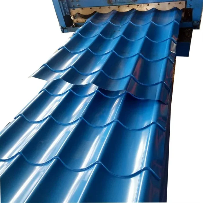 Corrugated Sheet ppgi color Roof Long Span Prepainted Galvanized Steel Roof Tile Coated Metal Plate