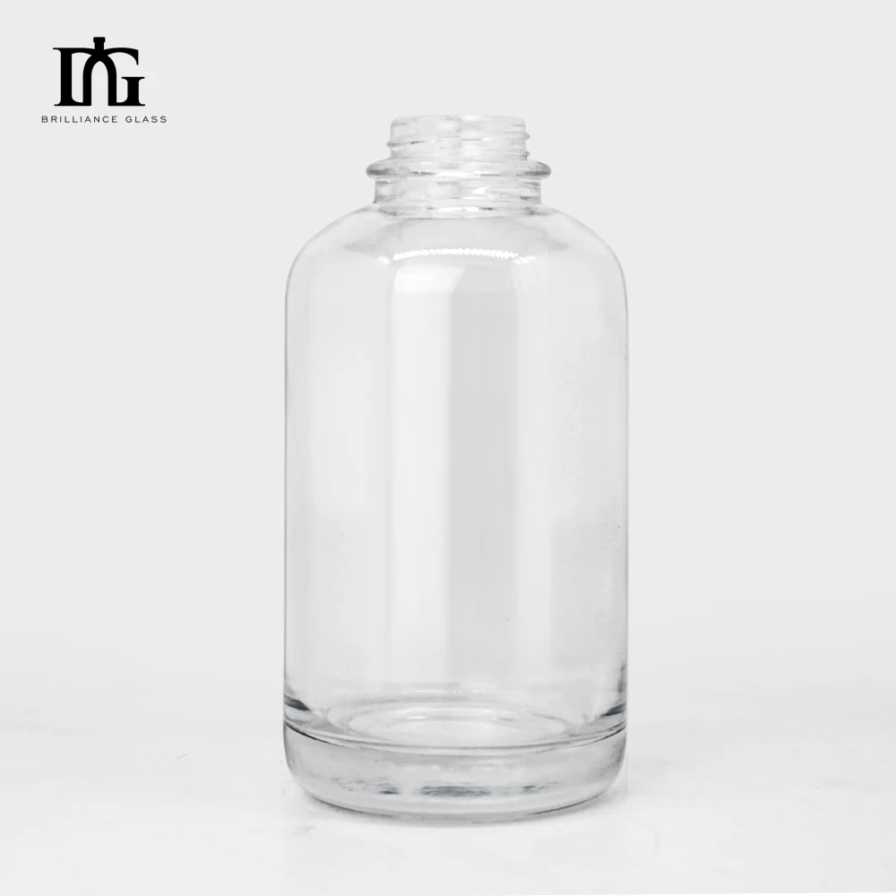 Custom Engraved Empty Spirits  Brand Crystal Alcohol Whisky 750ml Vodka Glass Bottle for Liquor