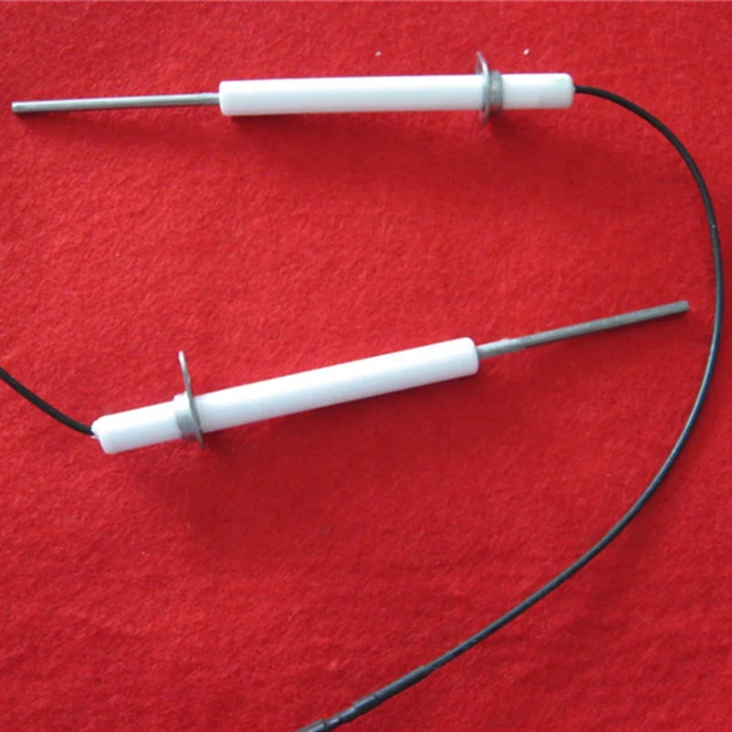 Customized different size spark electrode ceramic ignitor for BBQ