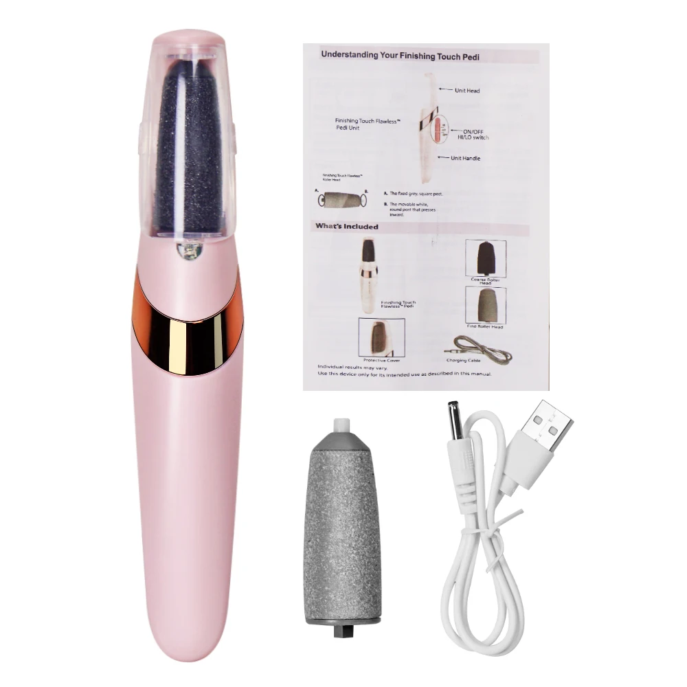 Smooth Pedicure Wand Electric Foot Callus Remover Pedicure Tool Electronic Foot File Feet Care for Dry Dead Skin Callus Remover