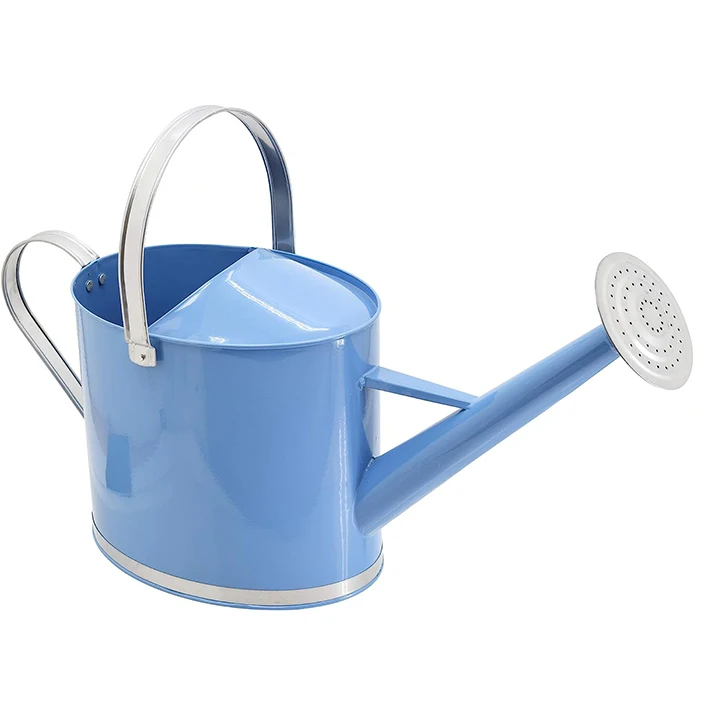 Oval Design Handmade Watering Can Wholesale Exporter Metal Garden Decoration Watering Can