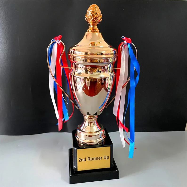 Manufacturer Wholesale Medalion Custom Metal Medal Sports Cups Soccer Football Medal And Trophy