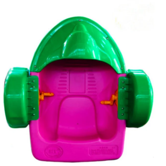 2021 new arrival Cheap plastic small hand pedal boat kids economy hand paddle boats for sale with CE approved