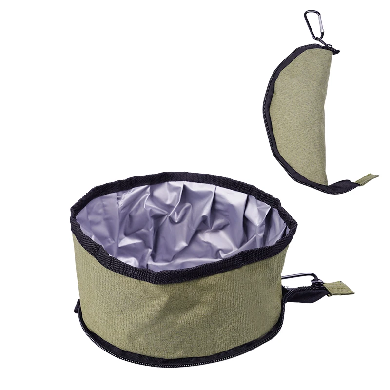 Manufacturer wholesale outdoor foldable carrier dog travel bowl