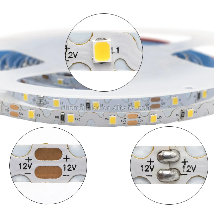 
Non-waterproof ip20 led strip full color smd2835 led strip light 