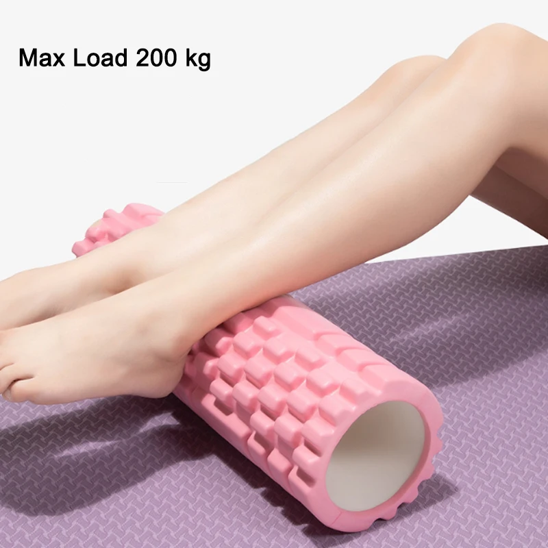 China Manufacturer 45 cm logo custom home fitness back muscle EVA yoga foam roller wholesale