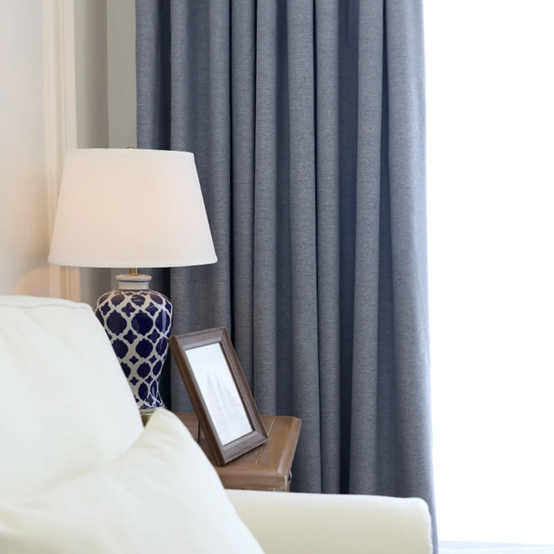 Innermor Solid Plain Curtain for Livingroom Home Decor Darpe Curtain Luxury for Bedroom Window Curtain Customized Blackout Hotel