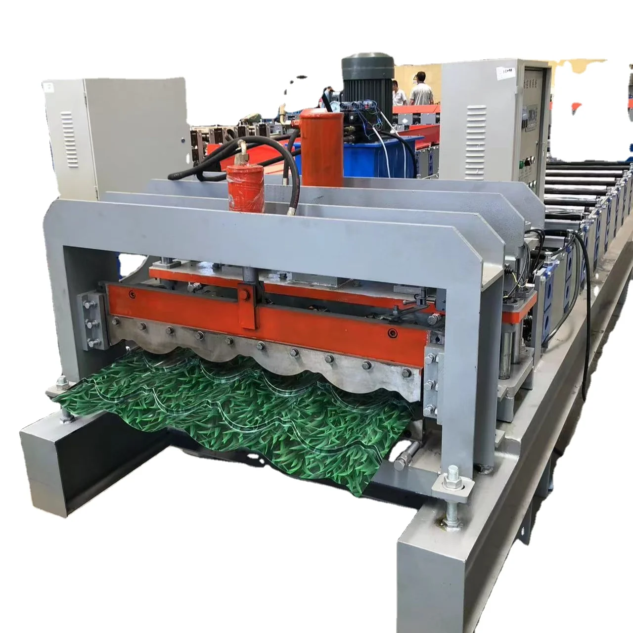 Glazed Tile Roll Forming Machine Metal Roofing Glazed Tile Making Machine For Building Material Machinery