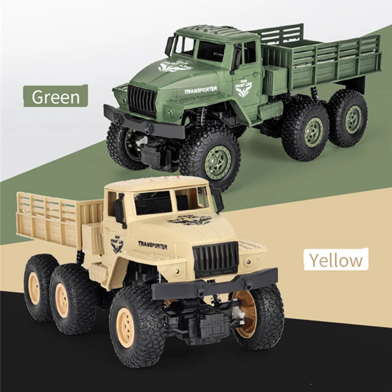 
JJRC Q68 Transporter 1:18 Off Road RC Car 6WD Monster Military Truck Toy 