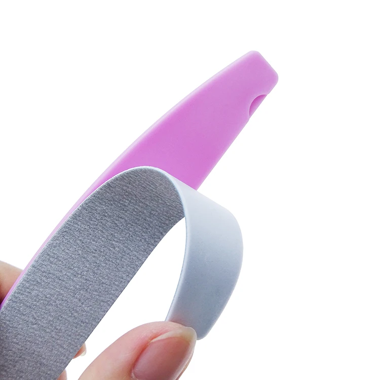 eco friendly reusable nail files Branded Disposable abrasive paper for nail files with Plastic core