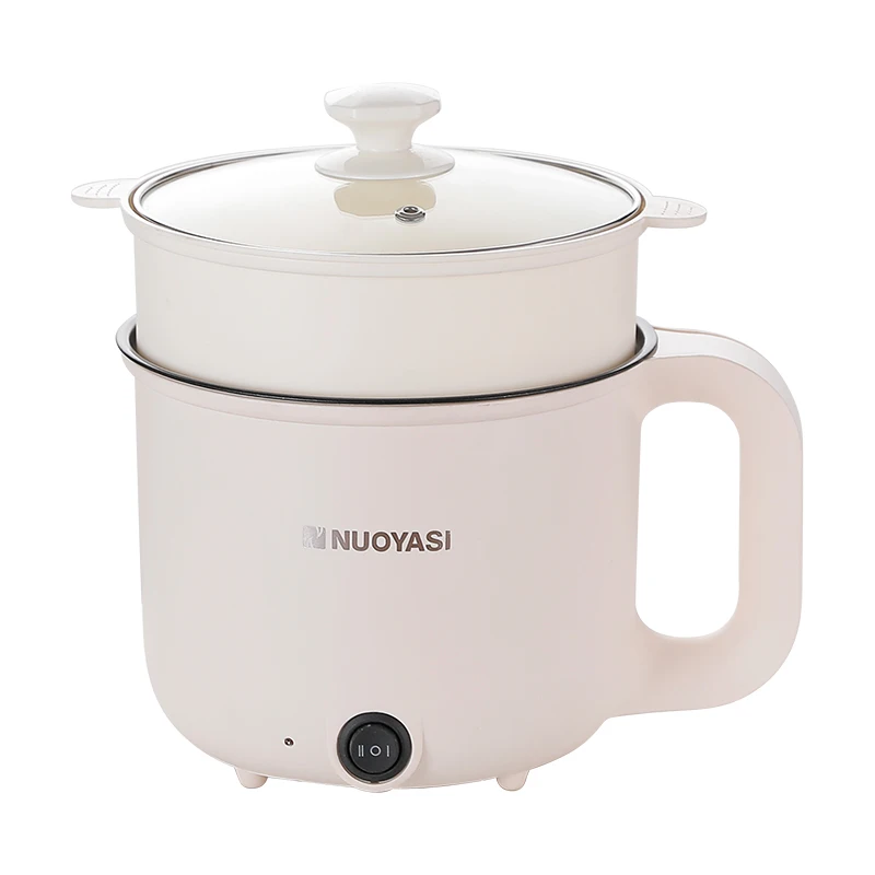 Portable Electric Rice Cooker  With Steamer And 1.8 liter Household Multipurpose Ramen Cooker Rice Cooking Pot