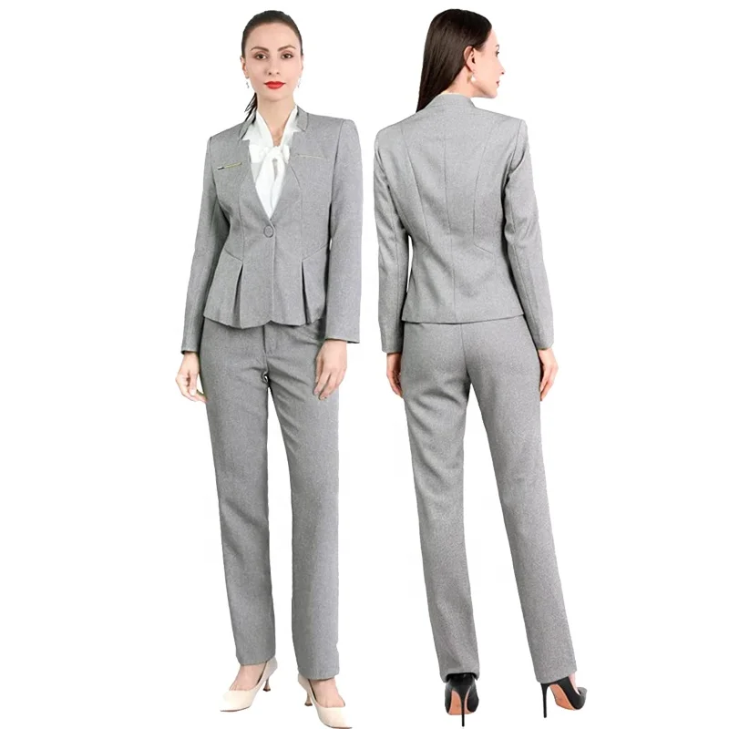 Womens Official Skirt Suits Professional Attire Office Blazer Work Pants Bridal Pantsuit Korean Clothes Business Suit