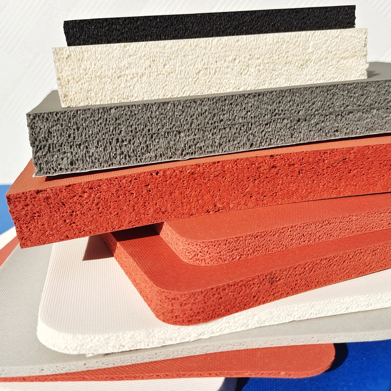 Custom Made Soft Medium Firm Hardness High  thickness silicone foam sheets