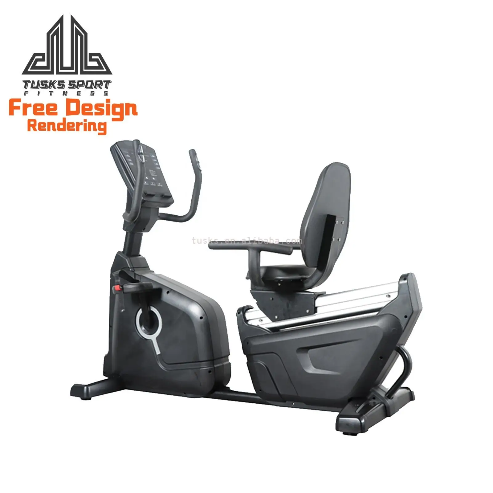 TK7-ZF9500 Recumbent Magnetic Control Bike - Comfortable Body Workouts at Home  Control Horizontal Exercise Bicycle