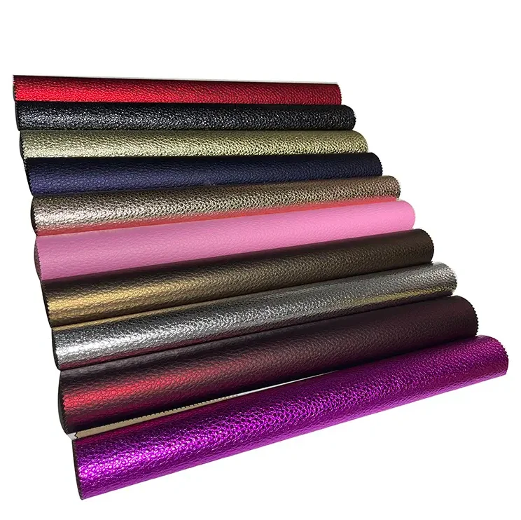 Custom Gold/Silver Metallic Laminated Nonwoven Fabric Raw Materials For Shopping Bags