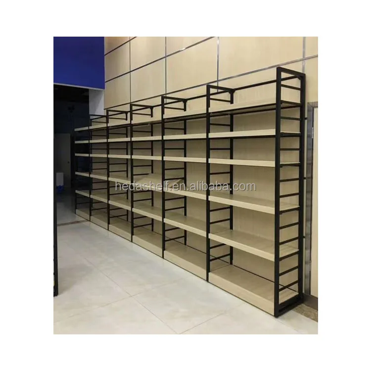 wood shelves