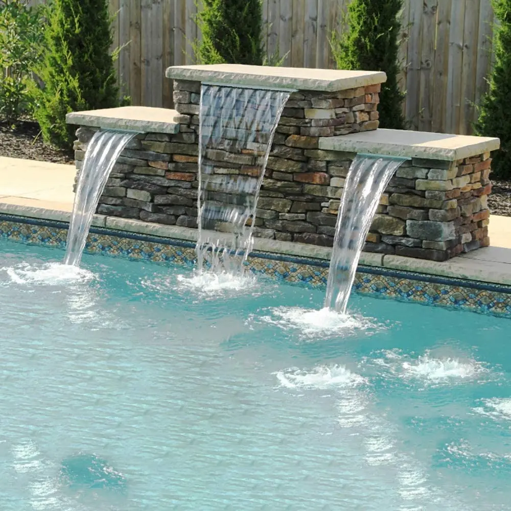 Free Sample Home Decoration Artificial Indoor Mini Glass Wall Mounted Waterfall,Artificial Glass Pool Waterfall Indoor