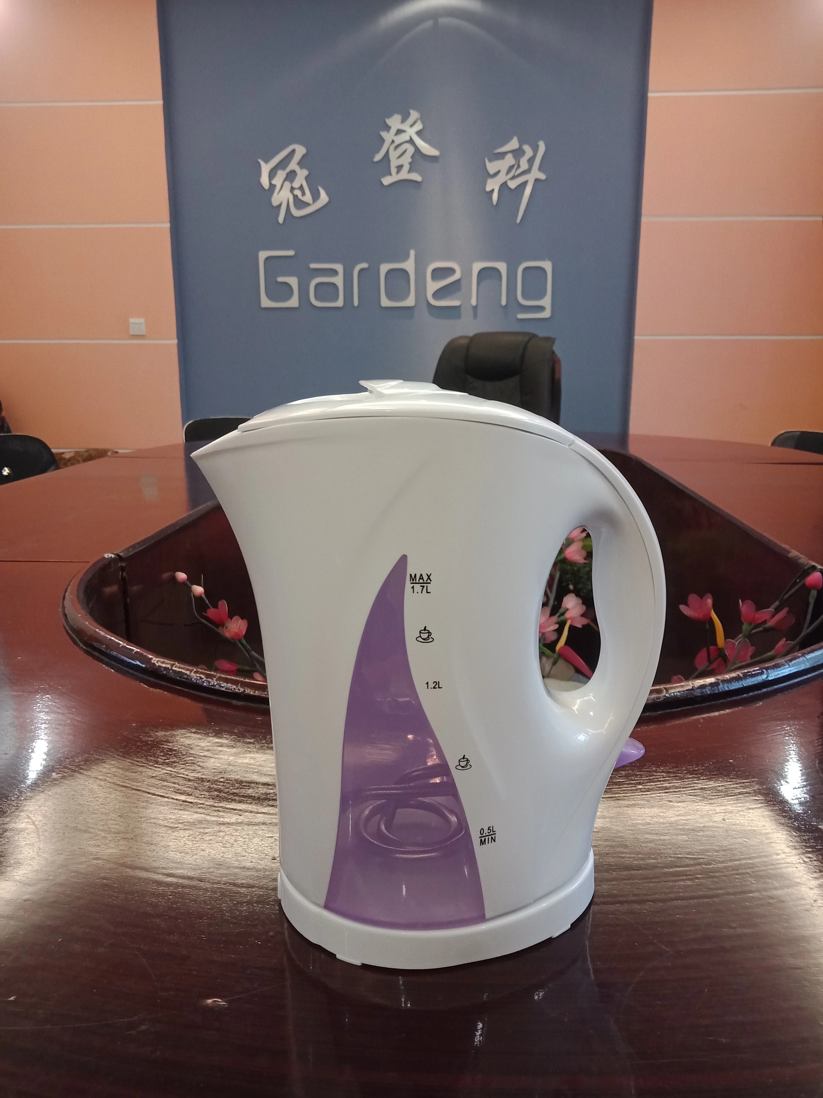 
1.7L 2000W Electrical Appliances Automatic Shut-off Plastic Best cordless immersed Electronic Kettle 