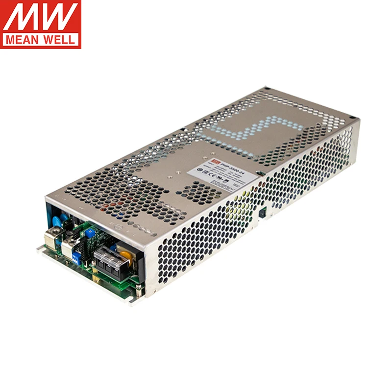 Бренд Mean well представляет PHP-3500-24 3500W 24V 145A AC/DC проводимости охлаждения с PFC Импульсный источник питания светодиодного табло