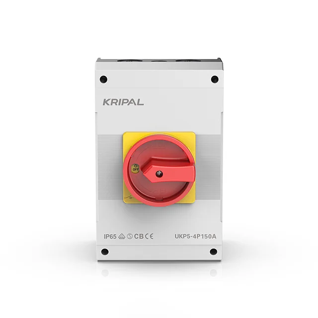 Kripal 150A waterproof isolator switch AC disconnecting switch 4 pole change over switch for generator
