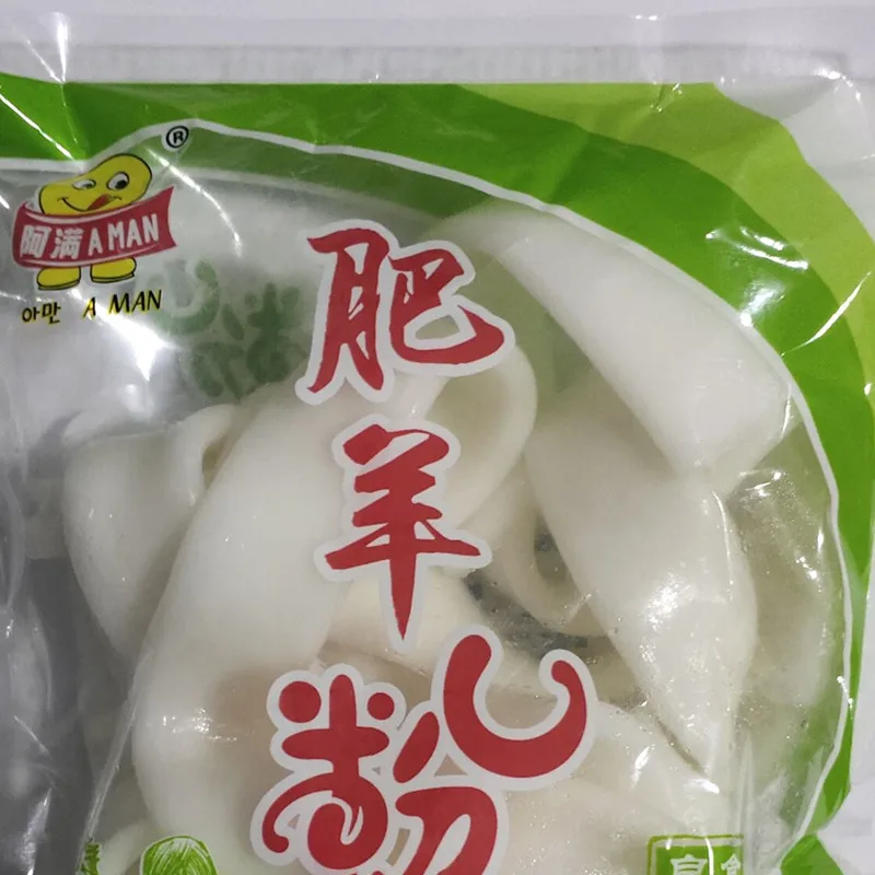 meokbang dongbei feiyangfen potato noodle Chinese instant rice cake glutinous korea japan popular
